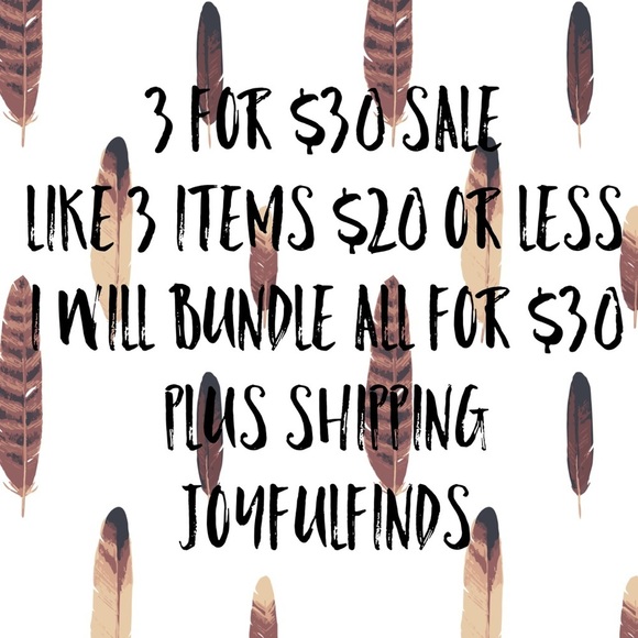 3 For $30 Sale - Picture 1 of 1